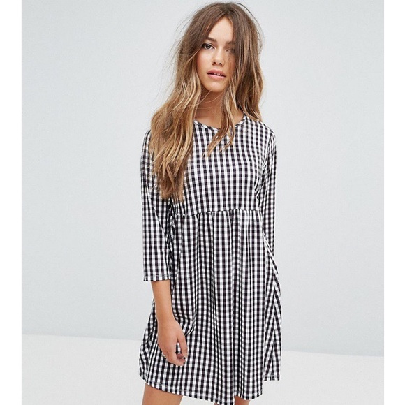 ASOS Petite Dresses & Skirts - Asos gingham print smock dress